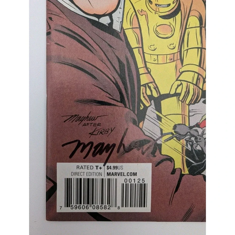 Monsters Unleashed #1 Stan Lee Variant Signed Mike Mayhew COA Marvel‎ 2017